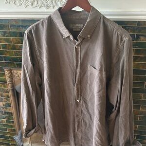 Men’s cotton on brown shirt